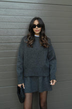 Damure - Cozy Knit 2-delige Trui en Rok set
