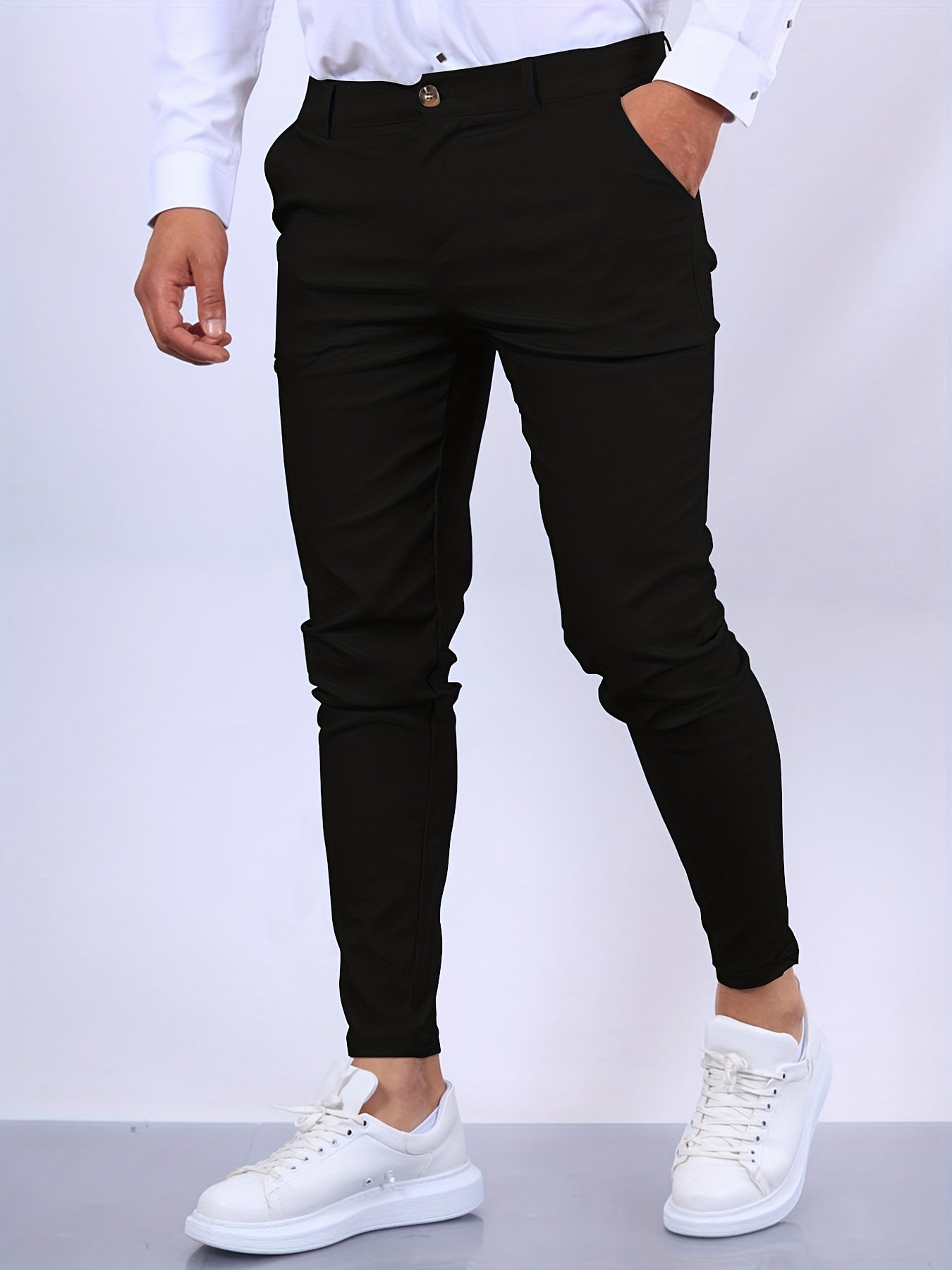 Elegante Heren Slim Fit Broek – Modern en Stijlvol Ontwerp