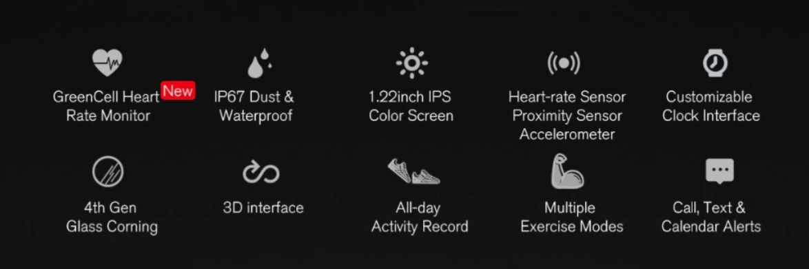 Tactische Smartwatch met Waterdichtheid en 3D-Interface voor Fitness en Avontuur