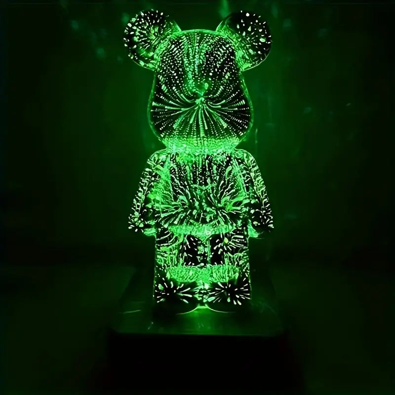 3D Vuurwerk Beer │ Beste Kleurrijke Decor Licht