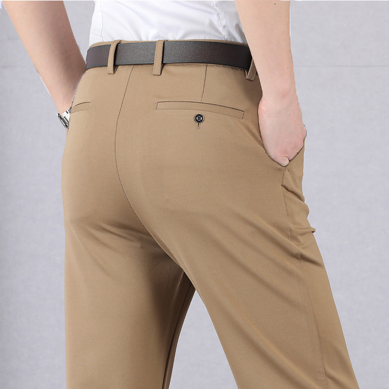 Stijlvolle Stretch Herenbroek - Alex Met Elastische Tailleband
