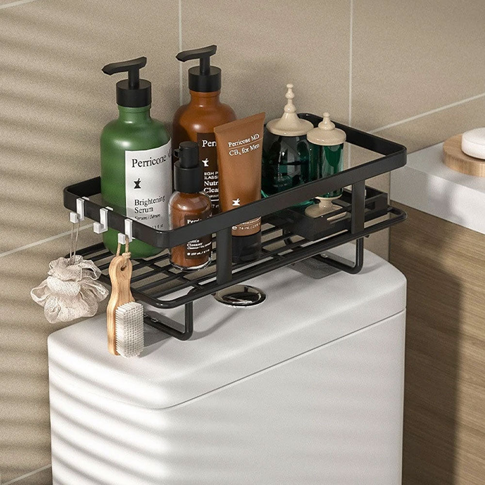Badkamerplank voor Boven het Toilet – Duurzaam Smeedijzer, Eenvoudige Installatie, Keuze uit 1 of 2 Lagen
