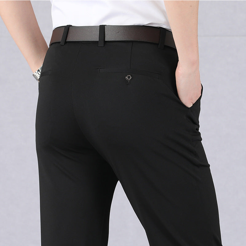 Stijlvolle Stretch Herenbroek - Alex Met Elastische Tailleband
