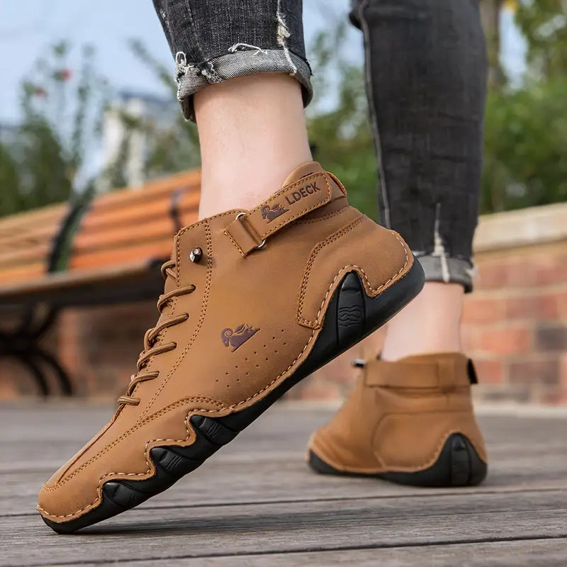 Schoenen Waterdicht Hoge Schacht Stoer Ontwerp Voor Heren