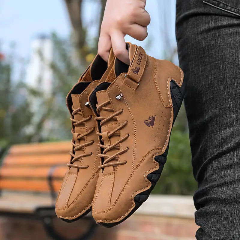 Schoenen Waterdicht Hoge Schacht Stoer Ontwerp Voor Heren