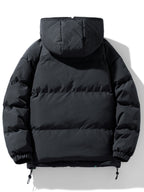 Herenjack Omkeerbaar Gewatteerd Katoen Casual Pasvorm - Pufferjas - Winterjas