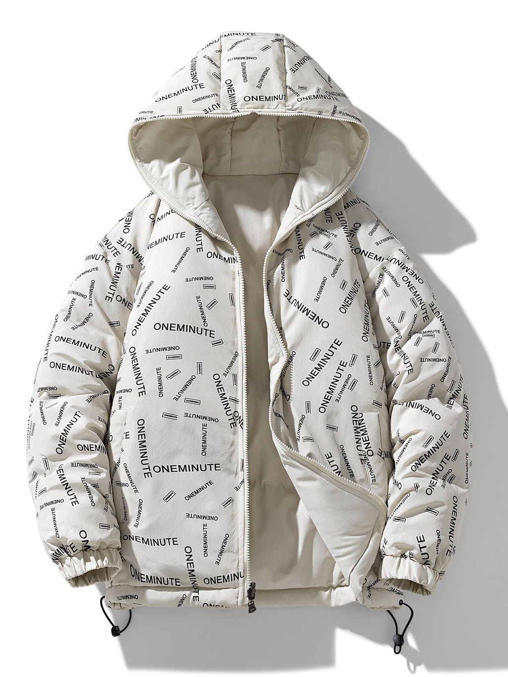 Herenjack Omkeerbaar Gewatteerd Katoen Casual Pasvorm - Pufferjas - Winterjas