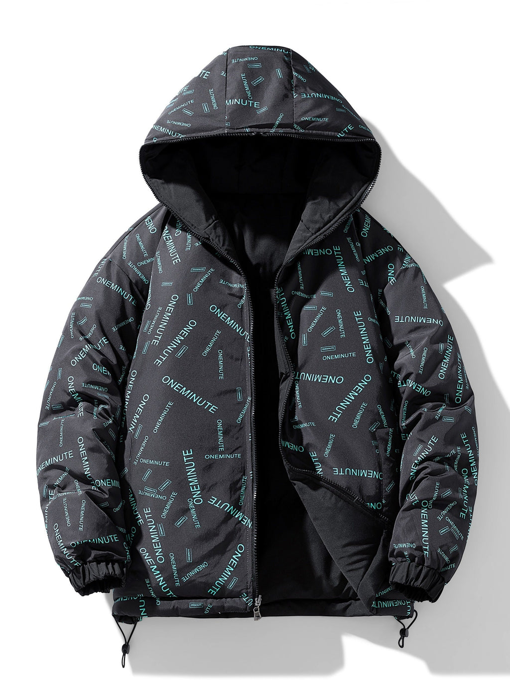 Herenjack Omkeerbaar Gewatteerd Katoen Casual Pasvorm - Pufferjas - Winterjas