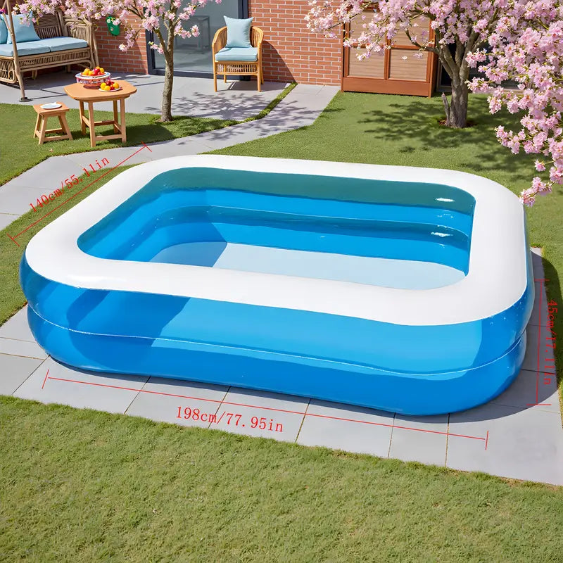 Zwembad Opblaasbaar 4 Persoons PVC Materiaal Ruim Comfort