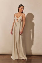 Celeste™ | V-hals bloemen maxi-jurk