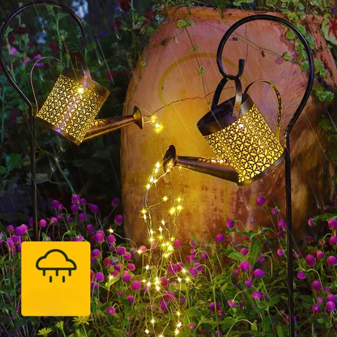 EnchantaCan - Zonne-energie Watering Can met Mystieke Gloed