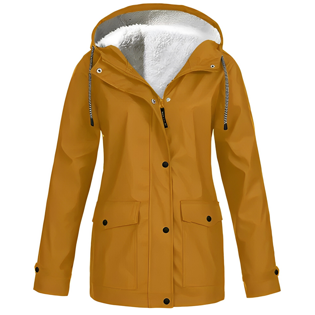 Regenjas Polyester Met Fleecevoering Voor Winterregen