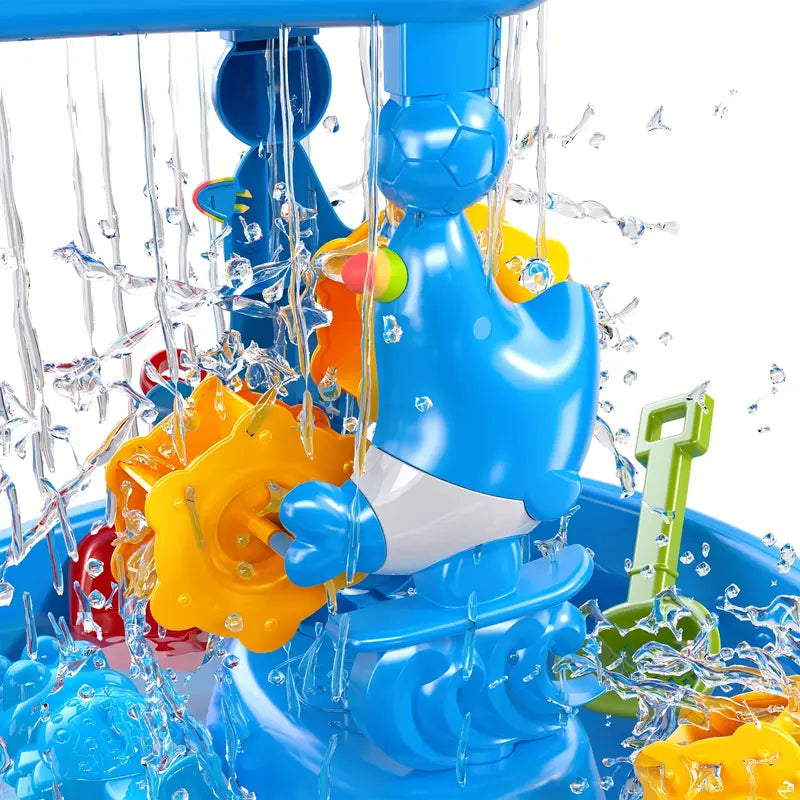 Zand En Watertafel Met Drie Lagen Speelplezier Voor Kinderen