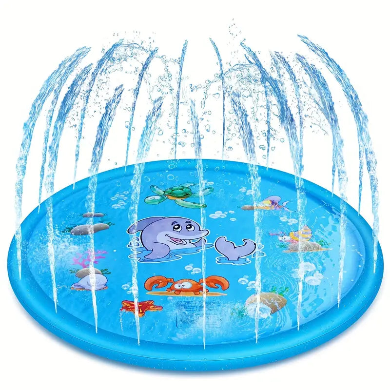 Opblaasbare Waterspeelmat Met Sproeiers Voor Kinderen