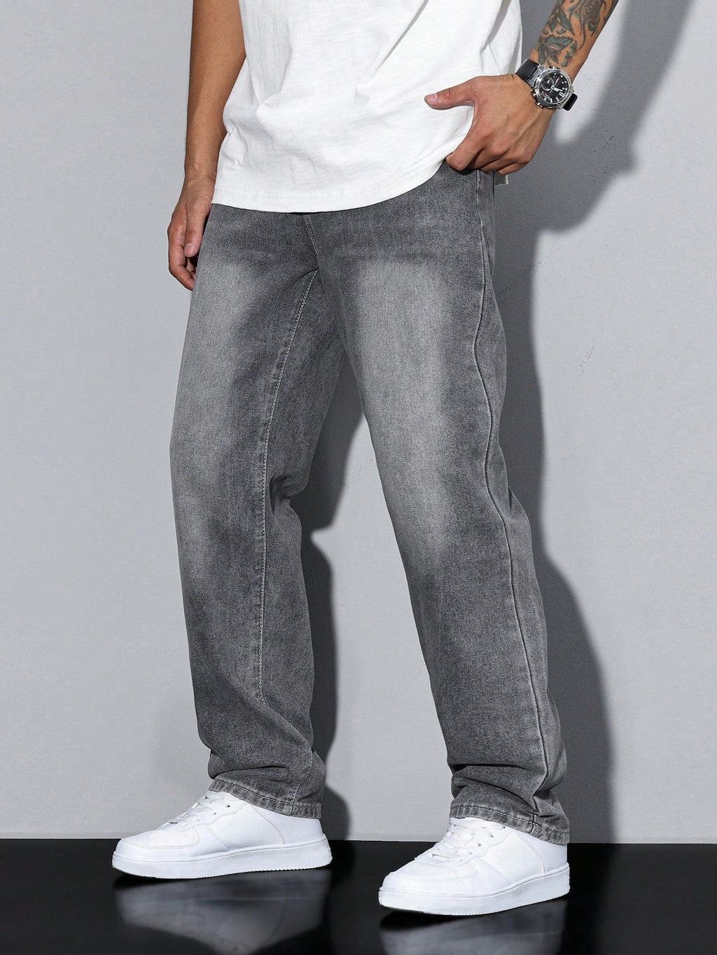 Calico - Effen kleur casual heren jeans