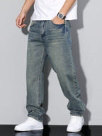 Calico - Effen kleur casual heren jeans