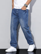 Calico - Effen kleur casual heren jeans