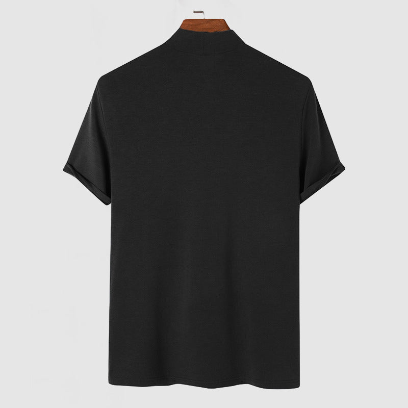Atlas - Luxueus stretch katoenen T-shirt voor heren