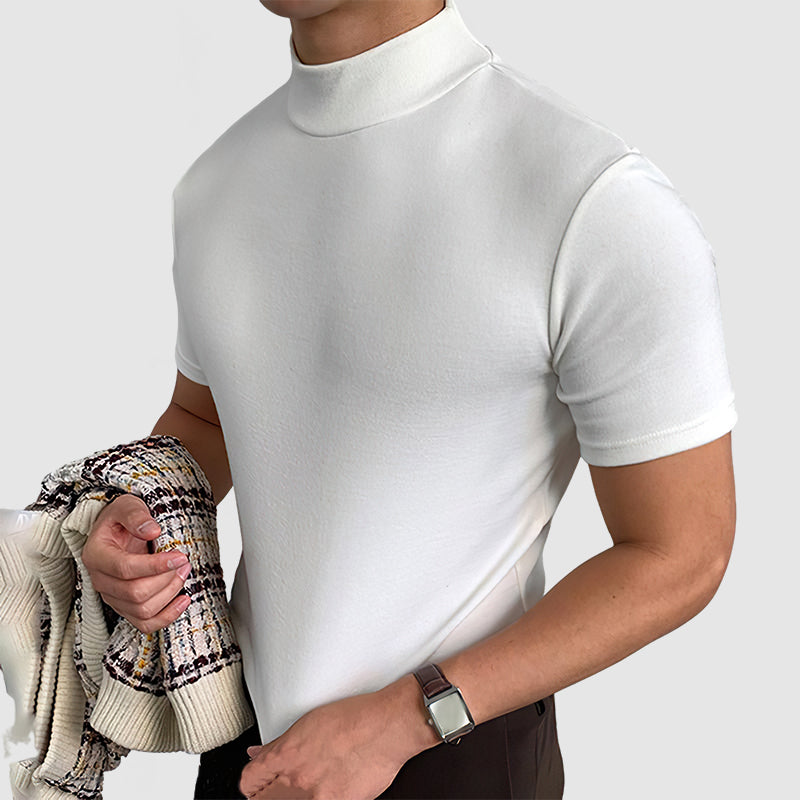 Atlas - Luxueus stretch katoenen T-shirt voor heren