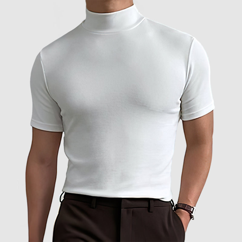 Atlas - Luxueus stretch katoenen T-shirt voor heren