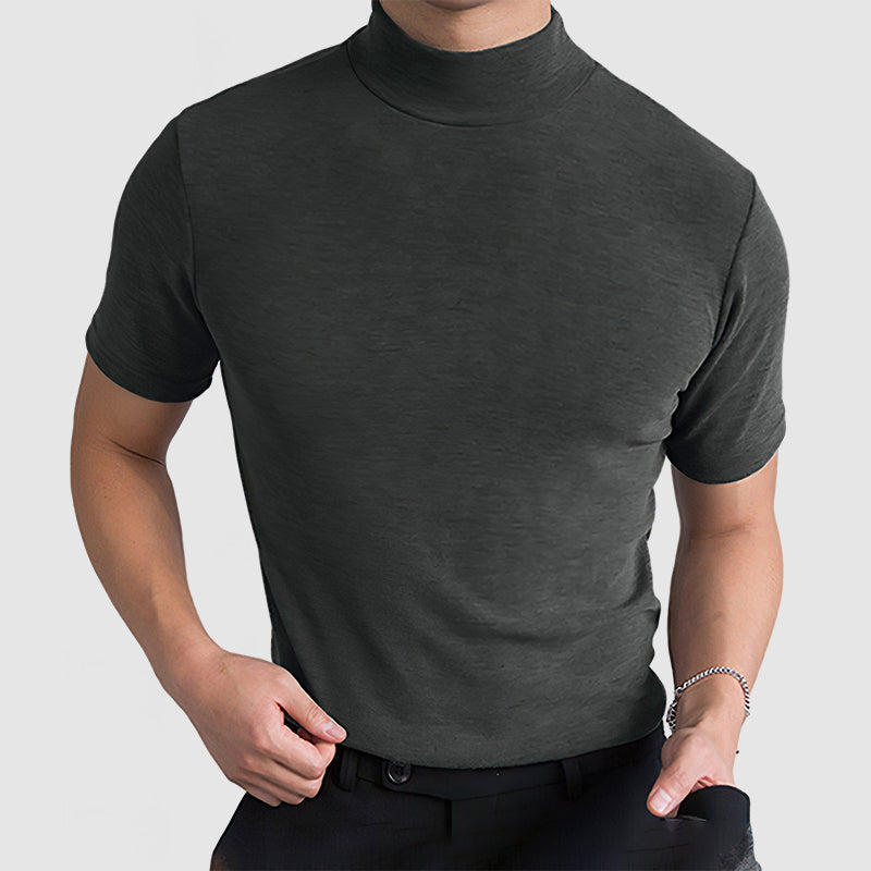 Atlas - Luxueus stretch katoenen T-shirt voor heren