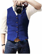Figueral - Stijlvol heren gilet met knopen