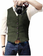 Figueral - Stijlvol heren gilet met knopen