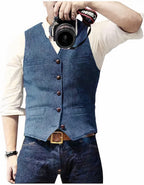 Figueral - Stijlvol heren gilet met knopen