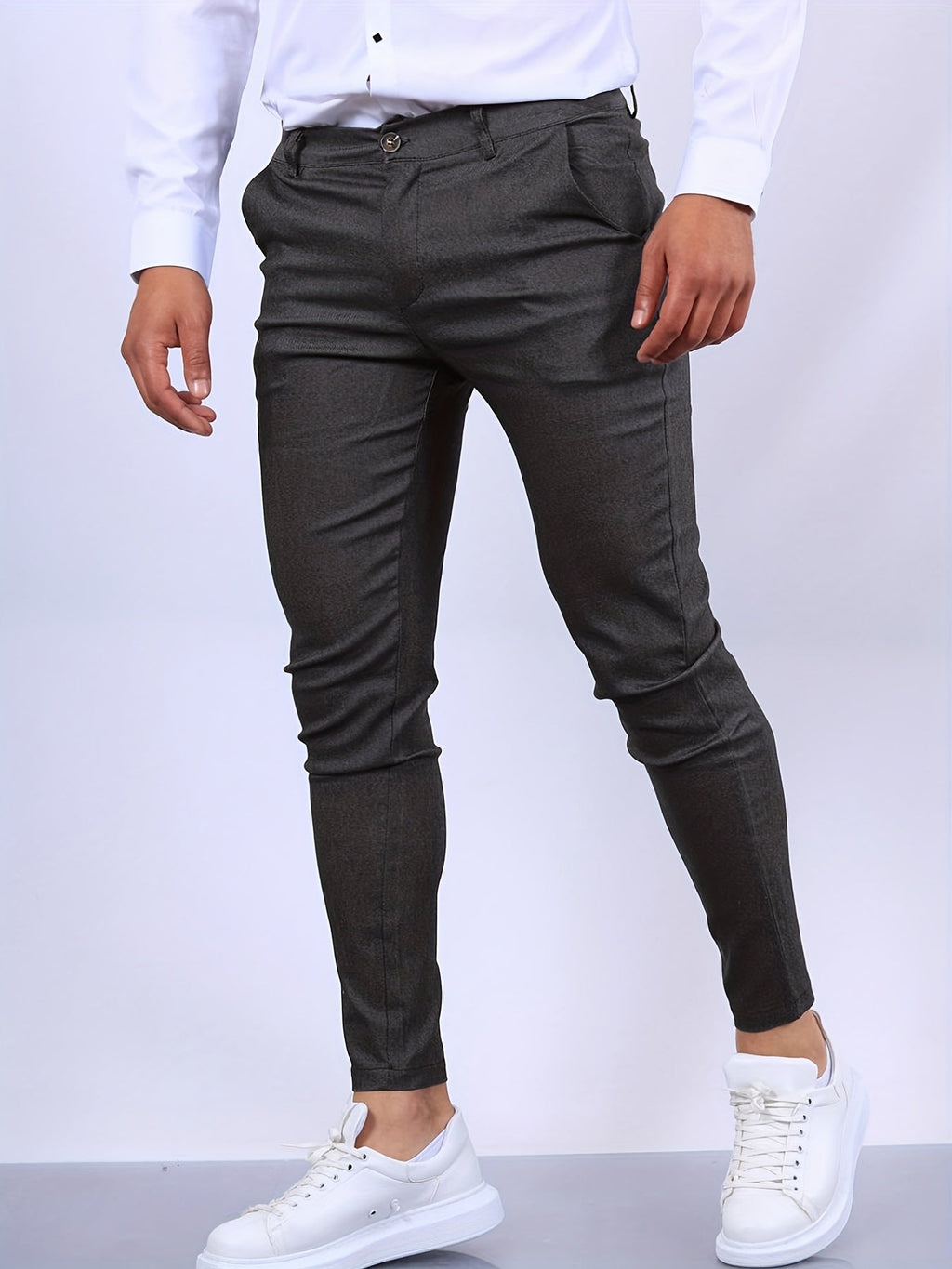 Elegante Heren Slim Fit Broek – Modern en Stijlvol Ontwerp