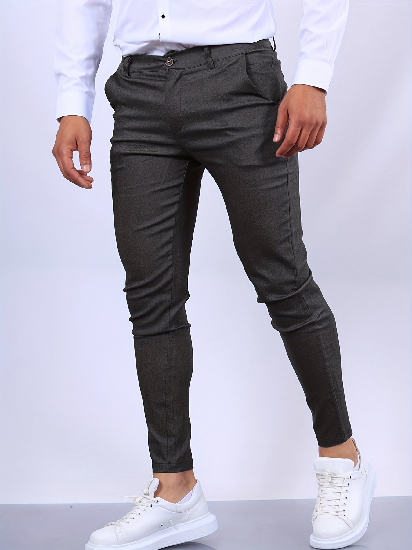 Elegante Heren Slim Fit Broek – Modern en Stijlvol Ontwerp