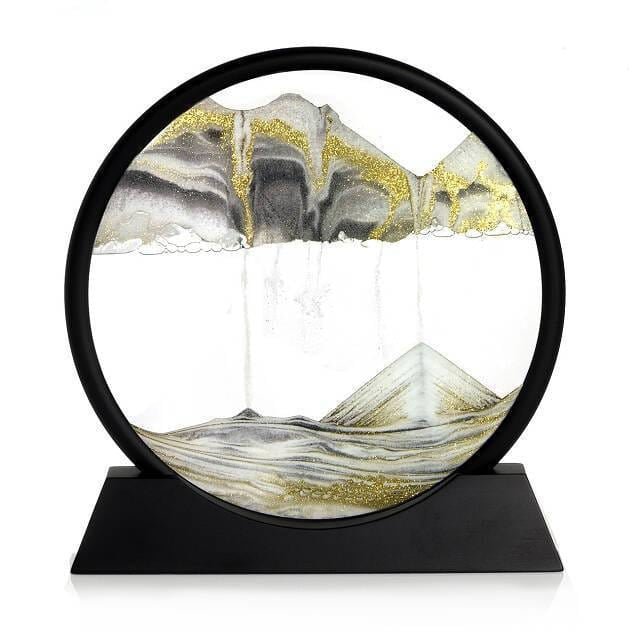 Diepzee Zandkunst Beweging Sculptuur voor Decoratie en Stressverlichting