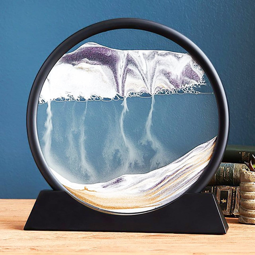 Diepzee Zandkunst Beweging Sculptuur voor Decoratie en Stressverlichting