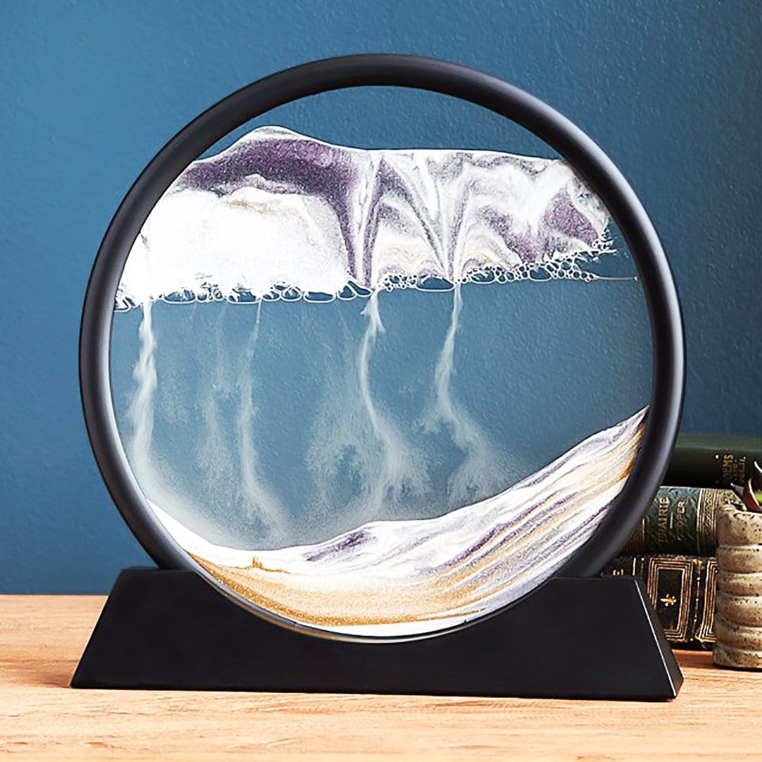 Diepzee Zandkunst Beweging Sculptuur voor Decoratie en Stressverlichting
