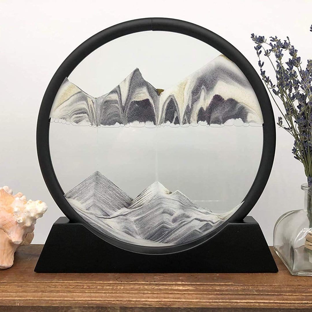 Diepzee Zandkunst Beweging Sculptuur voor Decoratie en Stressverlichting