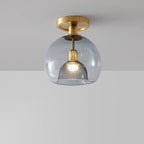Plafondlamp Glazen Grijs Modern Slank Design Voor Woonkamer