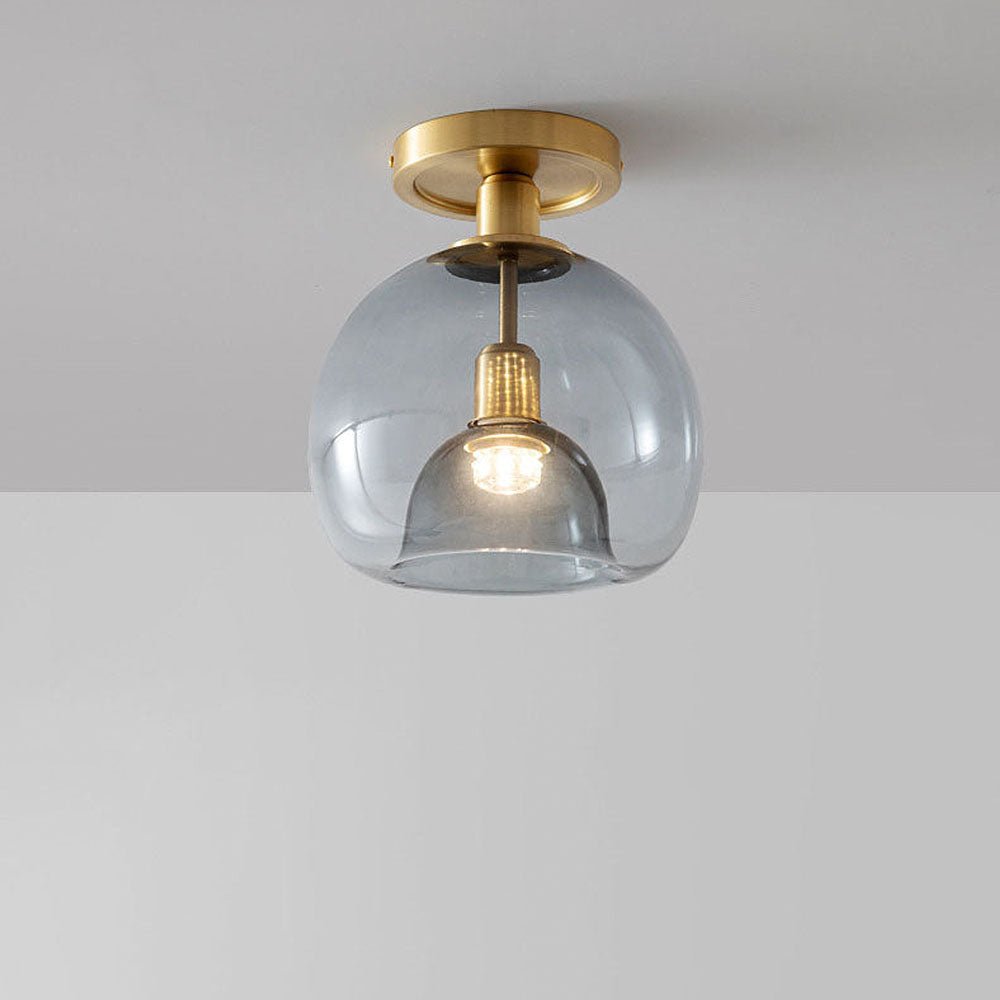 Plafondlamp Glazen Grijs Modern Slank Design Voor Woonkamer