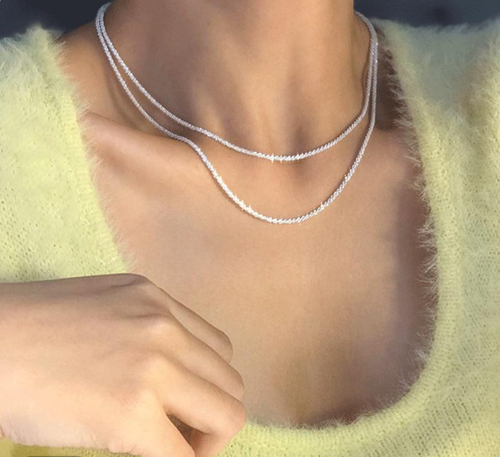 Minimalistische Zilveren Sterrenlicht Halsketting Set voor Elegante en Trendy Looks met Tijdloze Luxe en Veelzijdige Styling Opties