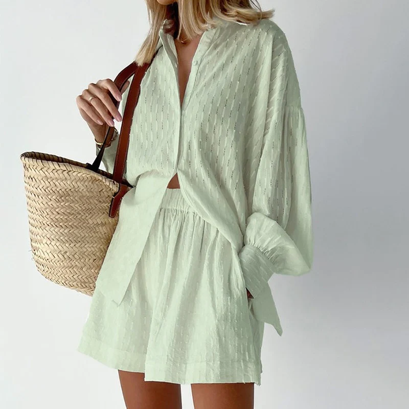2-Delige Zomerset Dames Short & Blouse Top voor Zomerstijl