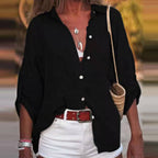 Milano - Zomerse linnen dames blouse
