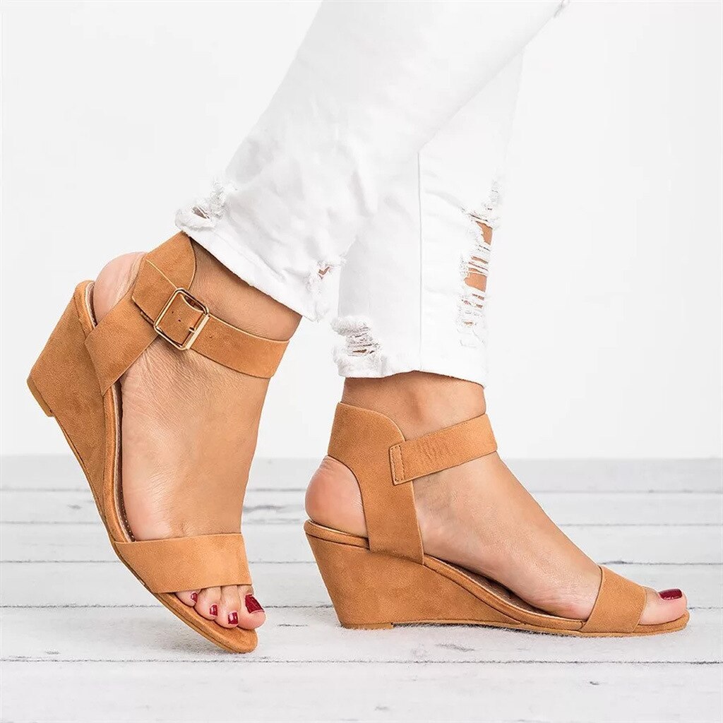 Elegance Sandalen met sleehak – chic en comfortabel