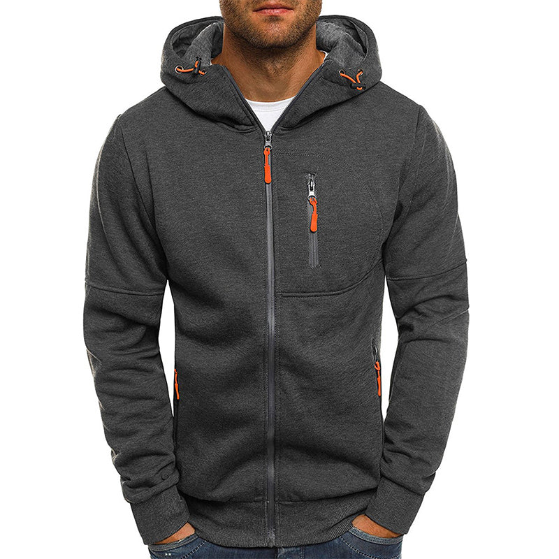 Bersh - Heren hoodie met capuchon en fleece voering