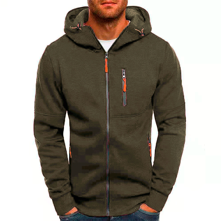 Bersh - Heren hoodie met capuchon en fleece voering