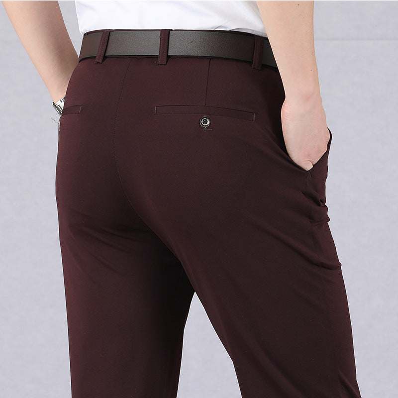 Stijlvolle Stretch Herenbroek - Alex Met Elastische Tailleband
