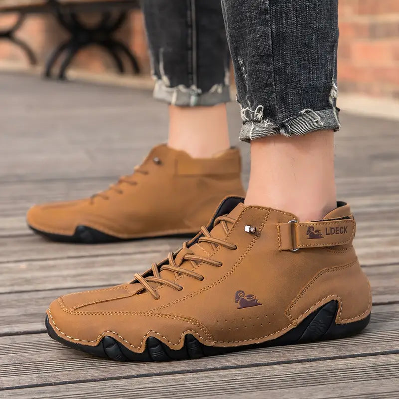 Schoenen Waterdicht Hoge Schacht Stoer Ontwerp Voor Heren