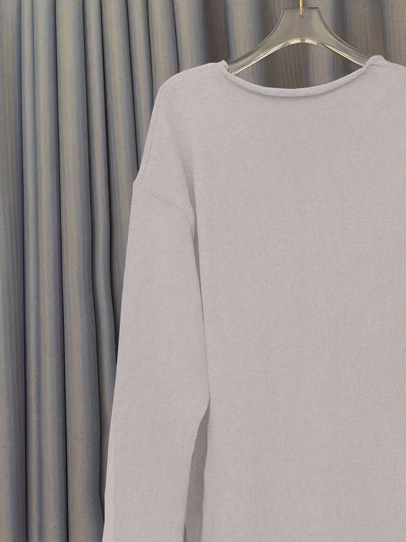 Dames Trui Met V Hals Casual Oversized Grote Maten Comfort