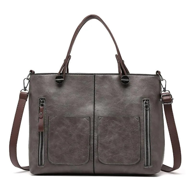 Crossbody tas in leer