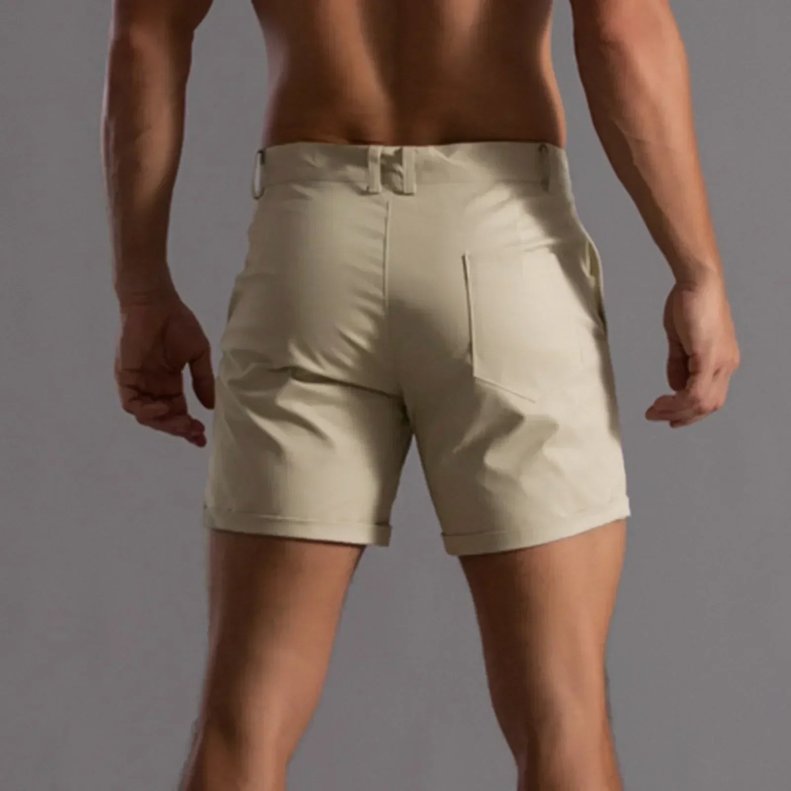 Chino Shorts Katoen Comfort Voor Heren Zomer Pasvorm