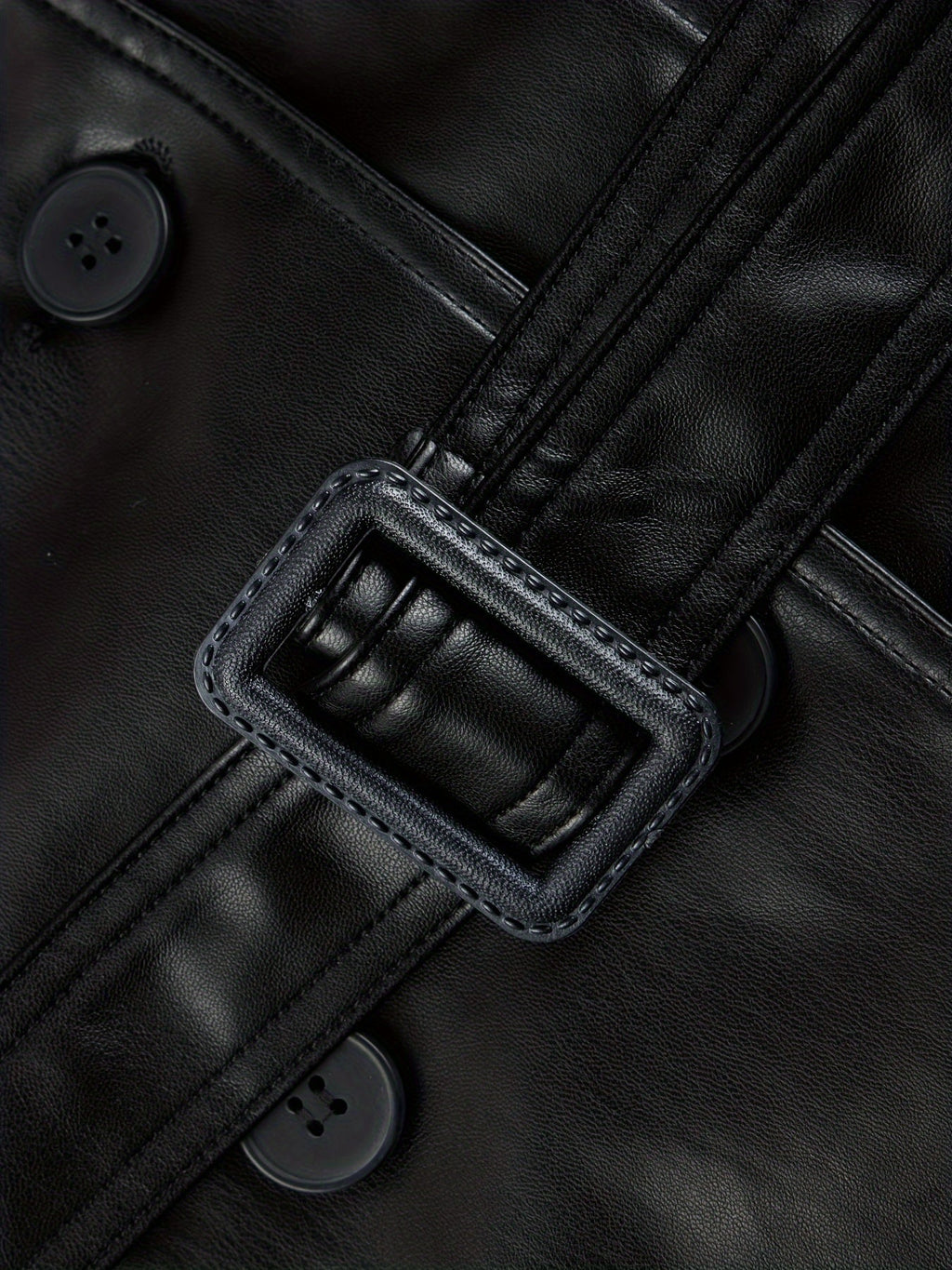 Dames Dubbelrijige Getailleerde Trenchcoat In Vintage Stijl - Trenchcoat