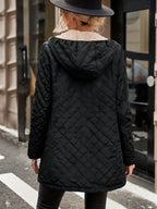 Dames Lichtgewicht Winterjas Gevoerd Katoenmix Warm Comfortabel