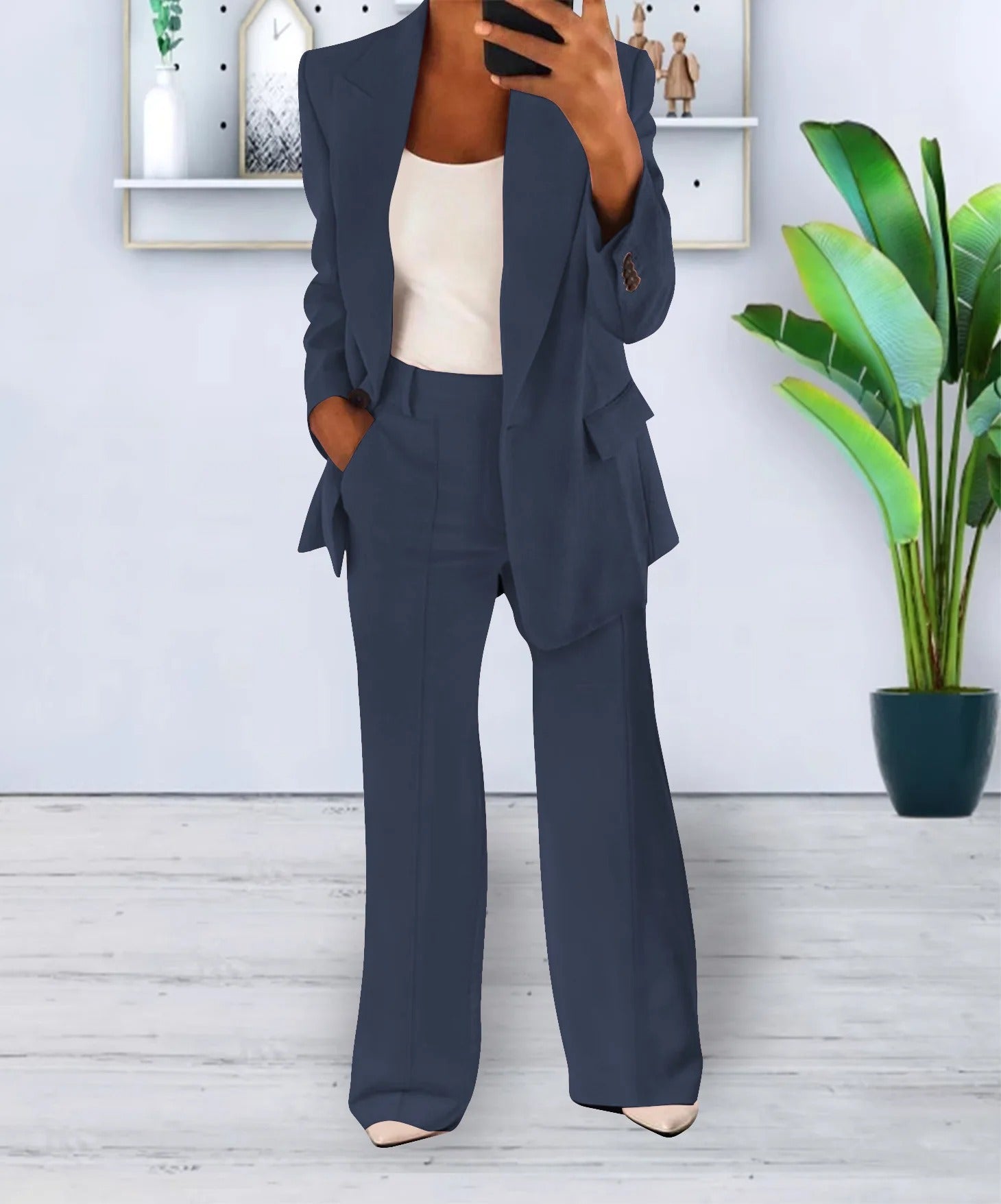 Pasha - Dames co-ord set met blazer en broek